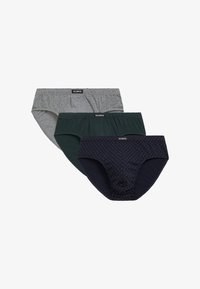 Niewybrane, grey melange black emerald