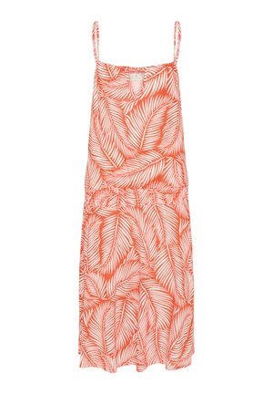 Kaffe KADAHLIA - Jurk - red chalk palm leafs