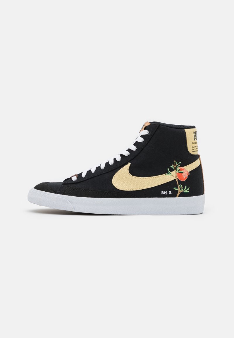Nike Sportswear Blazer Mid 77 Unisex Sneaker High Black Solar Flare White Volt Schwarz Zalando De