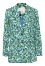 ICHI Blazer - blue green multi flower aop/mehrfarbig - Zalando.de