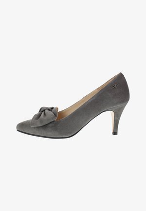 Xaver Luis, COCO - SPITZE BALLERINAS MIT SCHLEIFE - Classic heels - grigio
