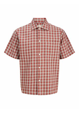Jack & Jones, JORAUSTIN CLEAN CHECK SHIRT SS - Chemise - barn red