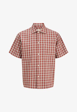 Jack & Jones, JORAUSTIN CLEAN CHECK SHIRT SS - Košeľa - barn red