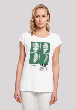 DAVID BOWIE CONCERT POSTER - Print T-shirt - white