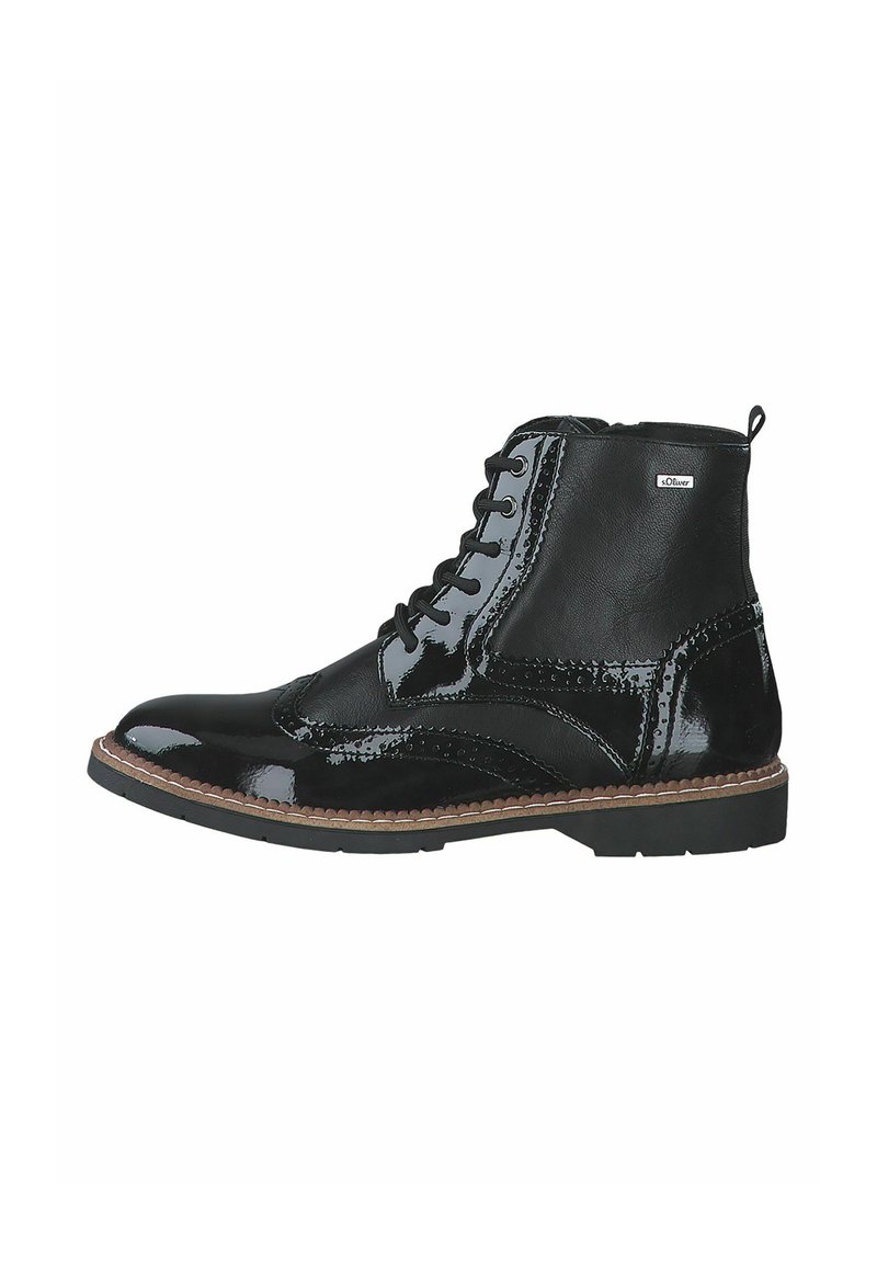 s.Oliver Bottines de cowboy / motard - black comb