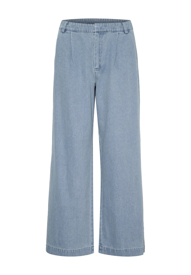 Saint Tropez Flared Jeans blauw gemêleerd