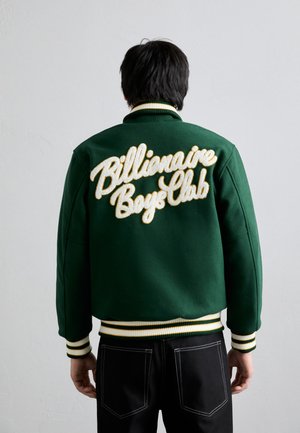 Billionaire Boys Club SCRIPT LOGO VARSITY JACKET - Blouson Bomber - green