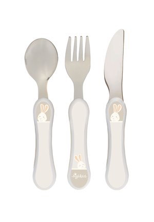 3 TLG BESTECK-SET - Kids' tableware set - beige