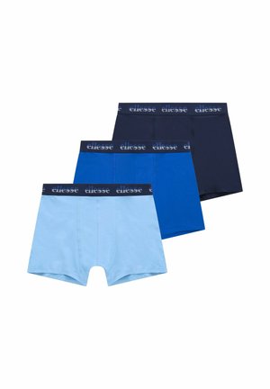 3 PACK - Boxer aderenti - navy blue/light blue