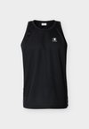 SPORTS INSPIRED TANK WITH TAPE DETAILING - Felső - black