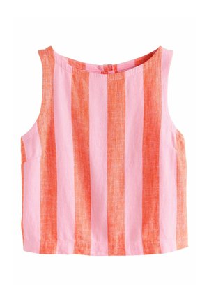 PETITE FIT - Blúzka - pink/orange stripe