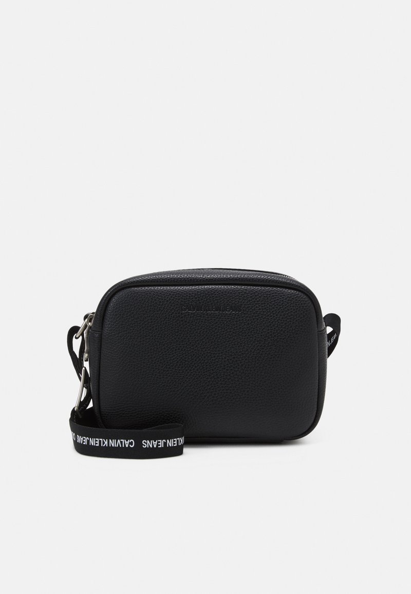 Calvin Klein Jeans DOUBLE ZIP CAMERA BAG Across body bag black