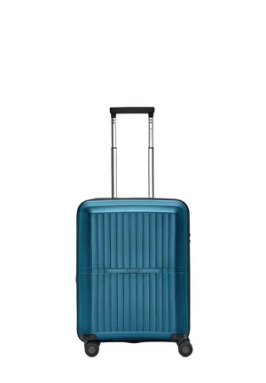 COLLECTION MIT DEHNFALTE - Valise à roulettes - turquoise-metallic