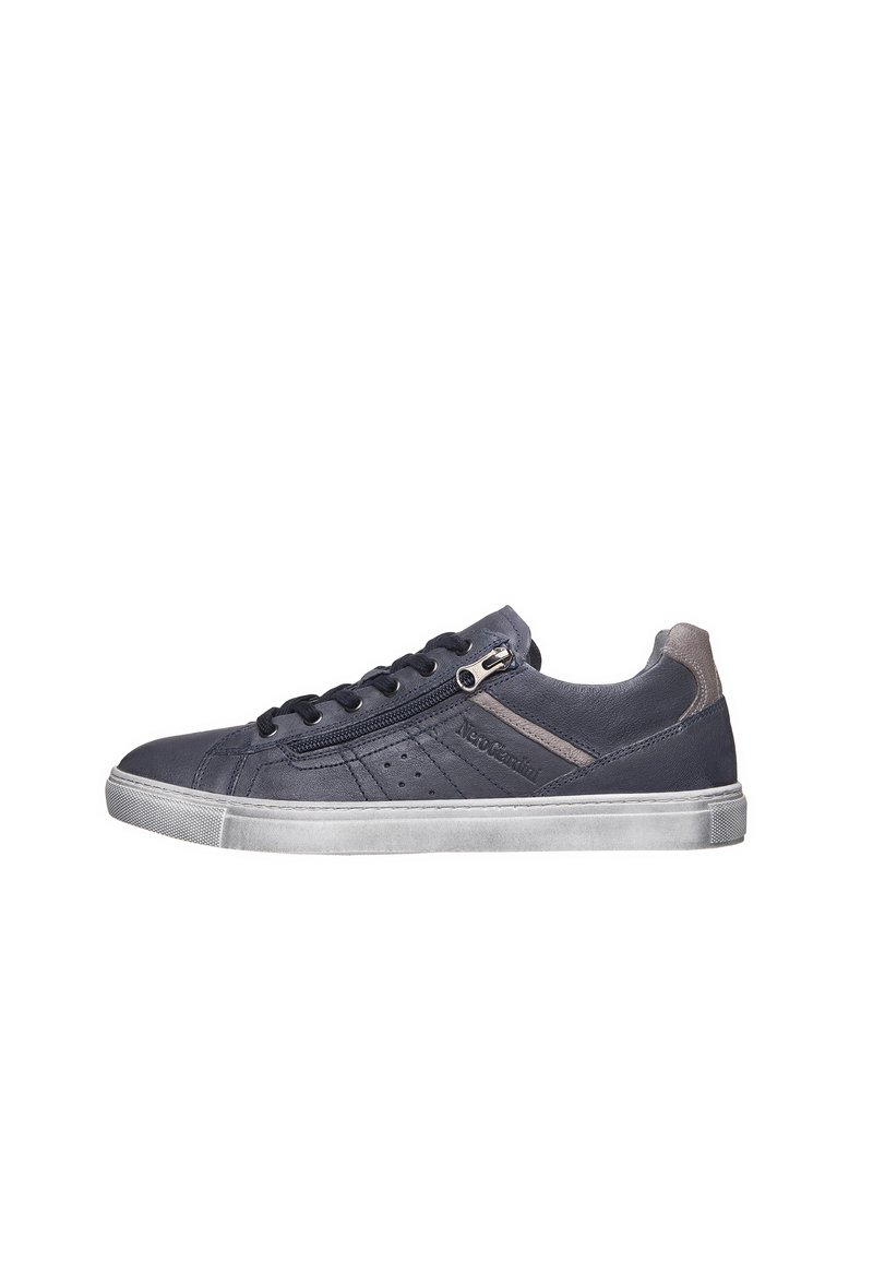 Scarpe uomo Nero Giardini I400430U sneakers sportive lacci e zip pelle