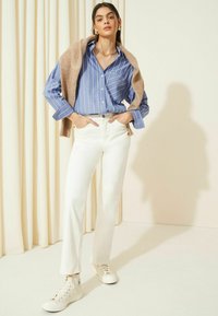 Friends Like These LONG SLEEVE BUTTON THROUGH - Skjortebluser - blue stripe