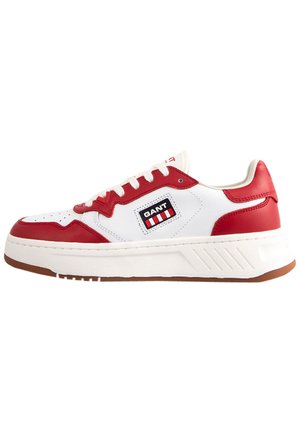 YINSY - Sneaker low - white/red