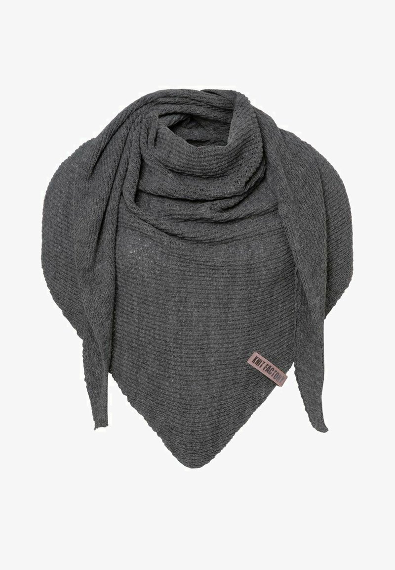 Knit Factory GINA - Halsdoek - anthracite
