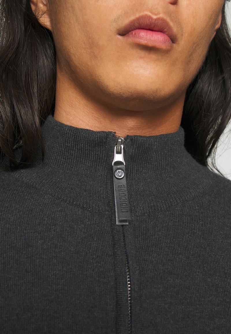 Herren Strickjacken | INDICODE JEANS ANCONA Strickpullover charcoal mix/grau - VO57304 Herren Strickjacken | INDICODE JEANS ANCONA Strickpullover charcoal mix/grau - VO57304
