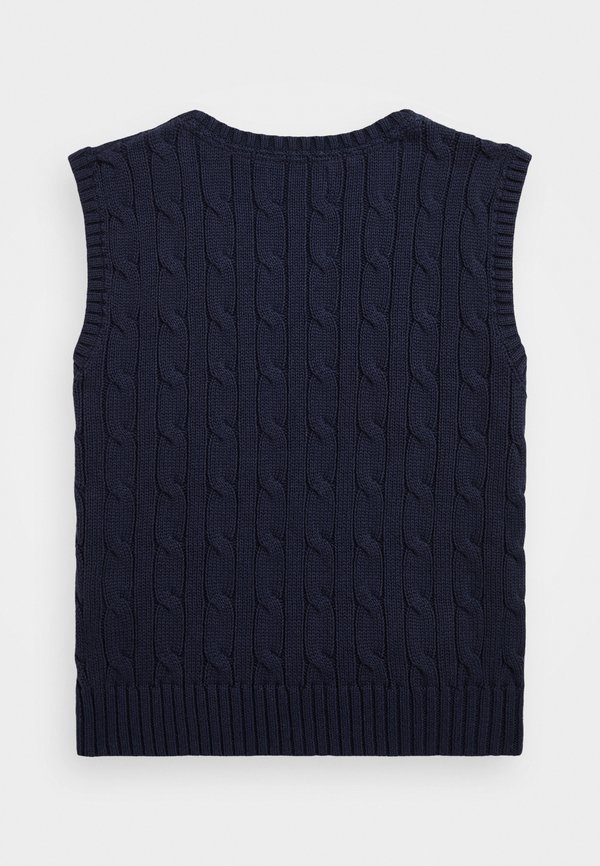 CABLE KNIT COTTON SLEEVELESS JUMPER - Jumper4