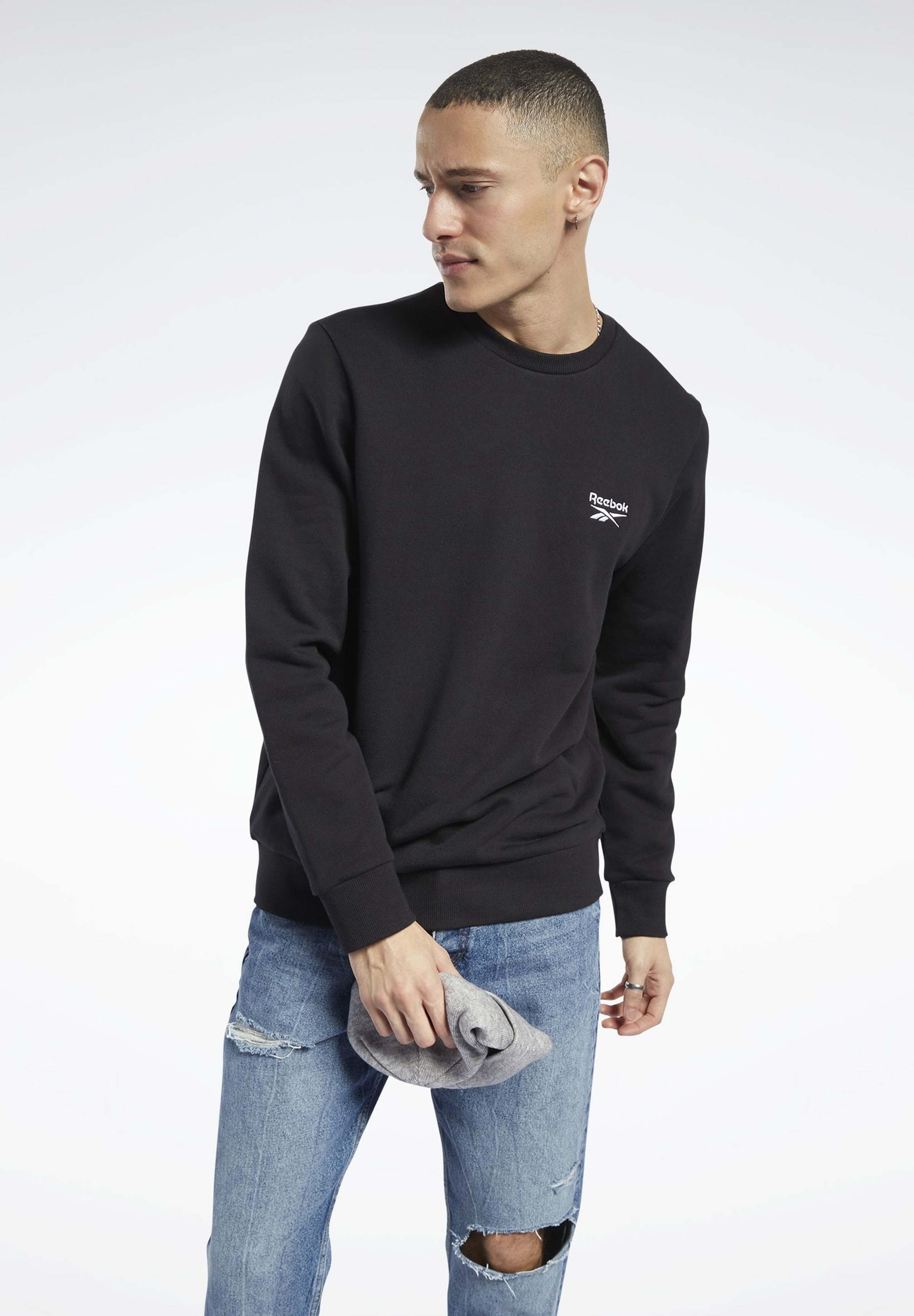 Reebok Classic Sweatshirt black Zalando.no Reebok Classic Sweatshirt - black