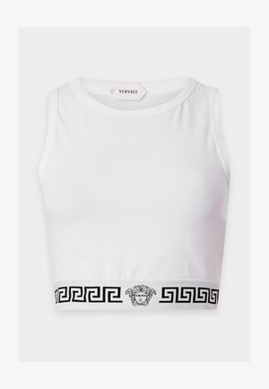 Versace, Brassière - white/black
