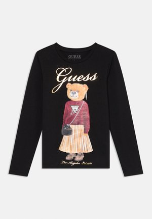 Long sleeved top - jet black