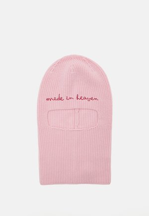 EMBROIDERED BALAKLAVA UNISEX - Beanie - baby pink