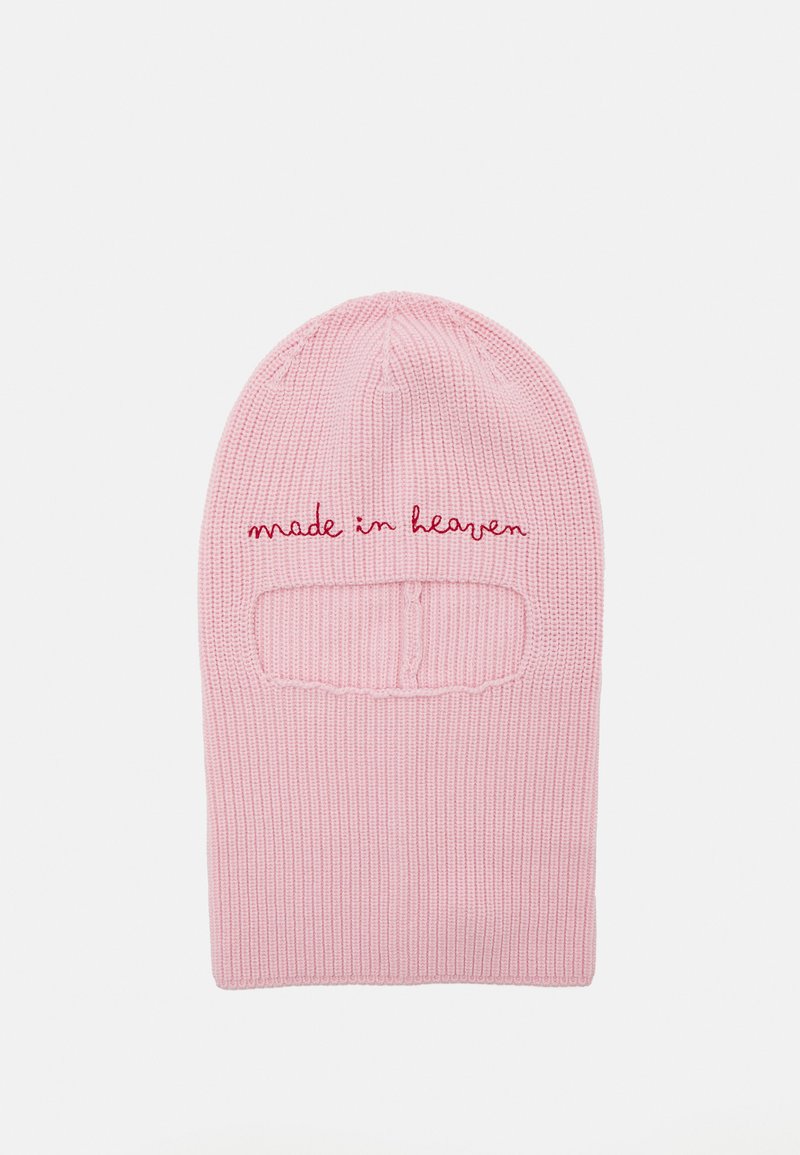 Fiorucci EMBROIDERED BALAKLAVA UNISEX - Gorro - baby pink