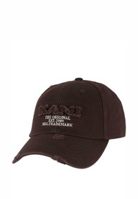 Karl Kani RETRO DISTRESSED DAD - Nokkmüts - dark brown