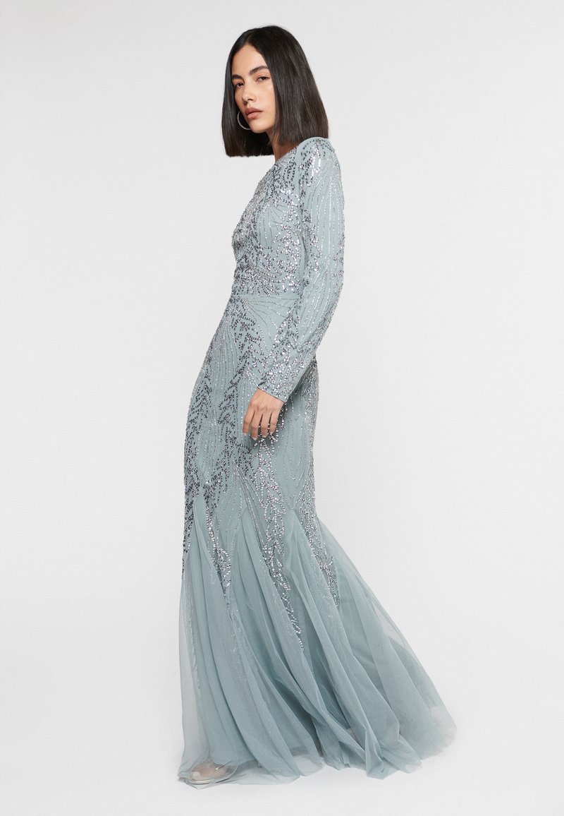 Maryisa EMBELLISHED SEQUINS - Occasion wear - misty grey/grey - Zalando Maryisa EMBELLISHED SEQUINS - Occasion wear - misty grey/grey - Zalando