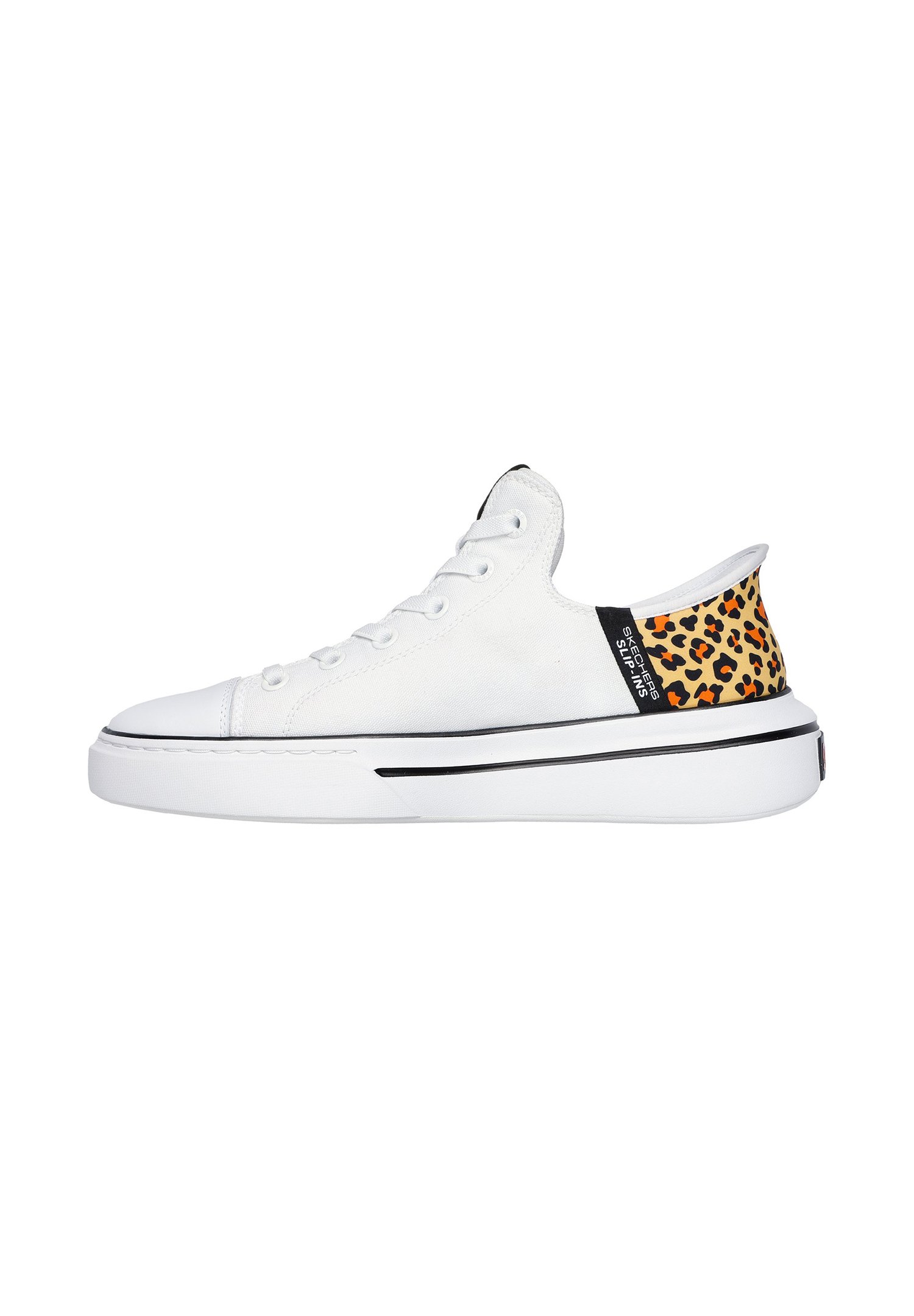 Bombay White Sneakers with Leopard Print Skechers Snoop Dogg Uno Dr. Bombay White Leopard Print Shoes  main image 3