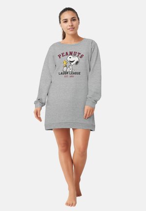 THE PEANUTS SNOOPY NACHTHEMD LAUGH LEAGUE LANGARM - Pyjama top - grau