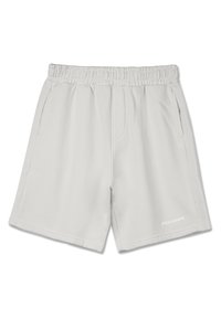 LOGO - Shorts - washed pure grey/white gum