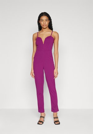 CICI BACK ZIP  - Overal - plum