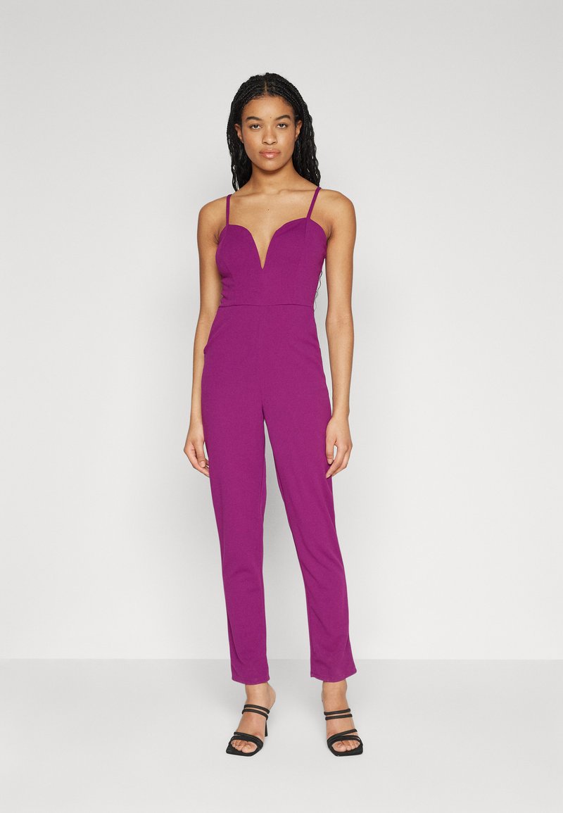 WAL G. CICI BACK ZIP  - Overal - plum
