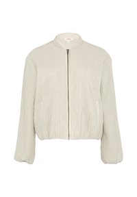 MIT PAILLETTEN - Bomber Jacket - helles beige
