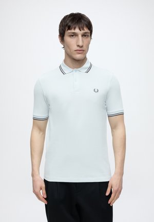 Fred Perry TWIN TIPPED  - Poloshirts - light ice / anchor grey / anchor grey
