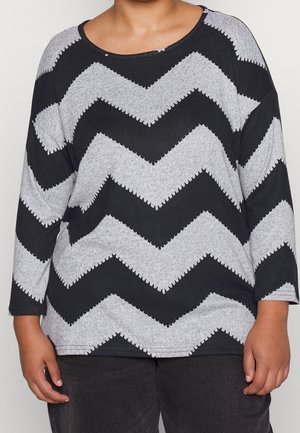 T-shirt à manches longues - mottled grey