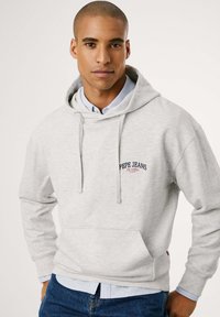 Pepe Jeans MASON - Felpa con cappuccio - light grey marl