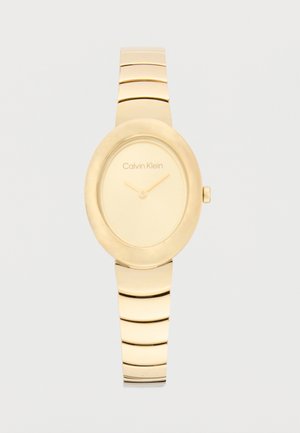 Calvin Klein TWISTED BEZEL - Rannekello - gold-coloured