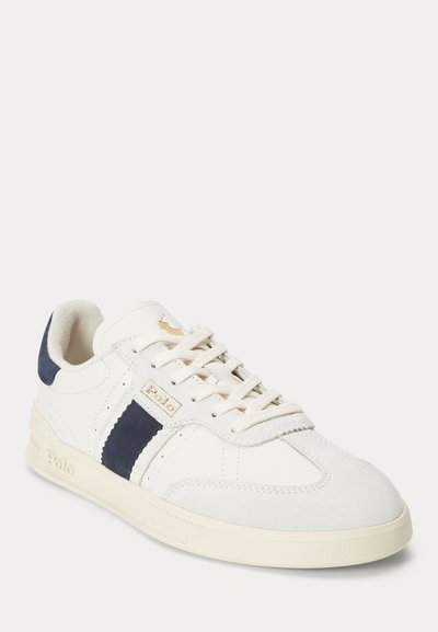 Polo Ralph Lauren HERITAGE AERA LEATHER SUEDE SNEAKER - Sportcipő - bianco/navy