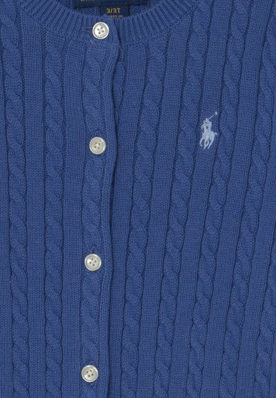 Polo Ralph Lauren MINI-CABLE COTTON CARDIGAN 7-14Y - Casaco de malha - liberty blue