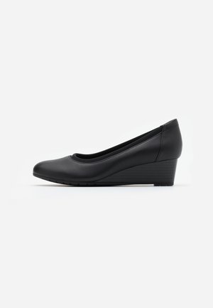 Pumps m/ kilehæl - black