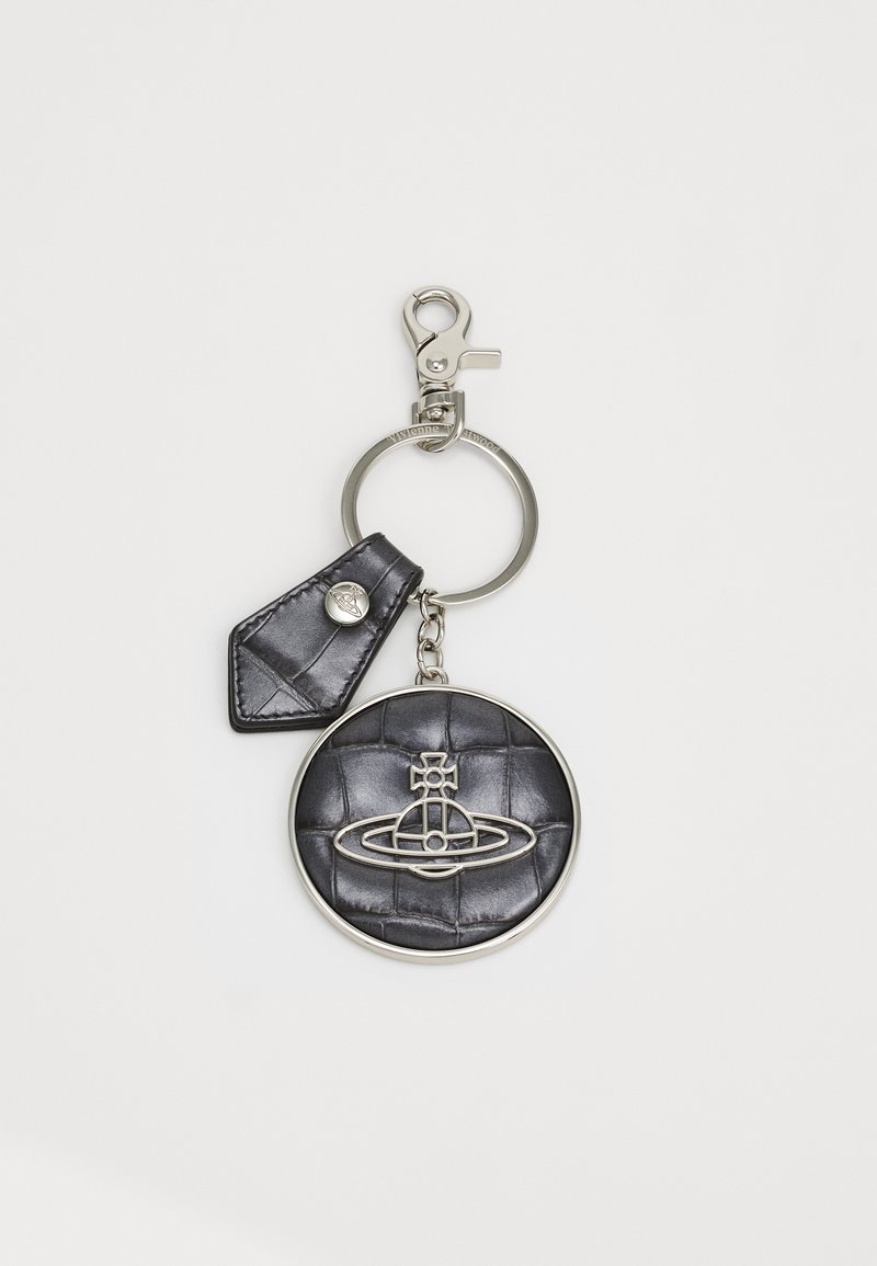 Vivienne Westwood - THIN LINE KEYRING UNISEX - Nøkkelring - anthracite, Forstørre