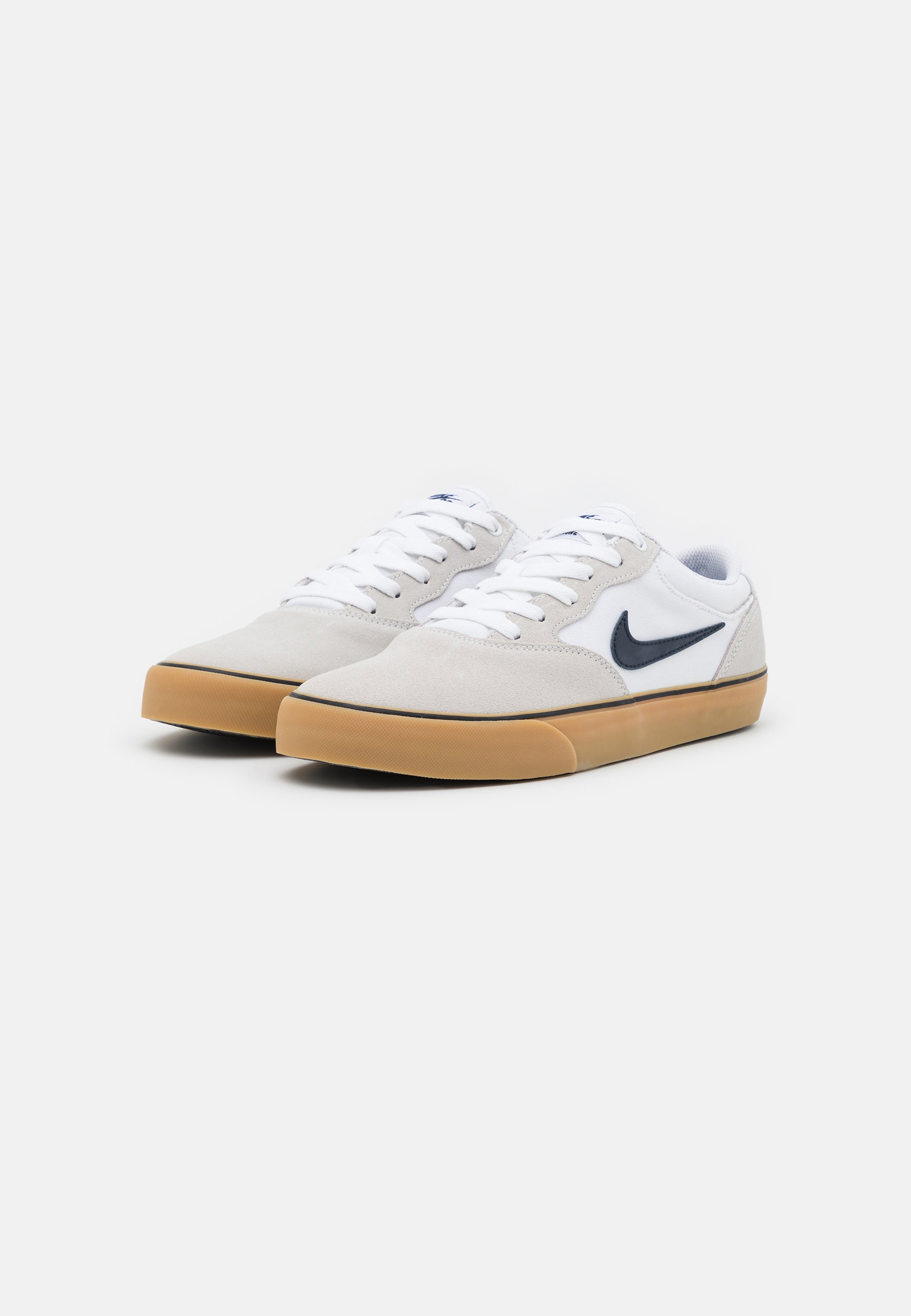 Nike SB CHRON 2 UNISEX - Baskets basses - white/obsidian/white/light  brown/black/blanc - ZALANDO.FR