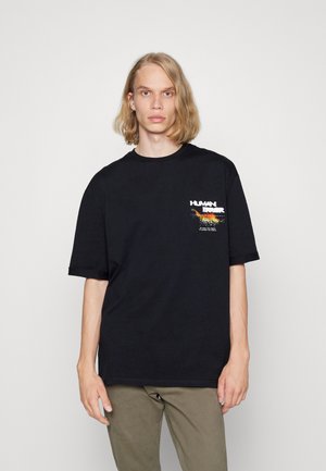 T-shirt con stampa - black