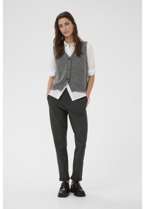 MIGHTYPW - Chinos tipa bikses - dark grey melange