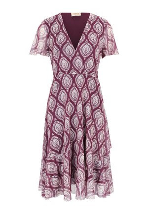 Cartoon MIT RÜSCHEN - Day dress - purple black