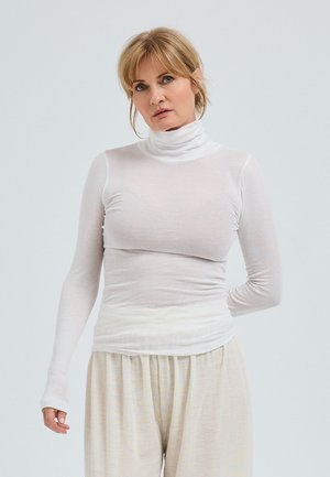 NOUVEAU - Top s dlhým rukávom - off white