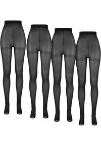 50 DENIER 4 PACK - Tights - black